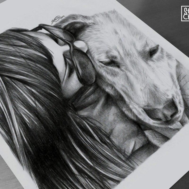 <strong>Retrato con mascota,</strong> 2015