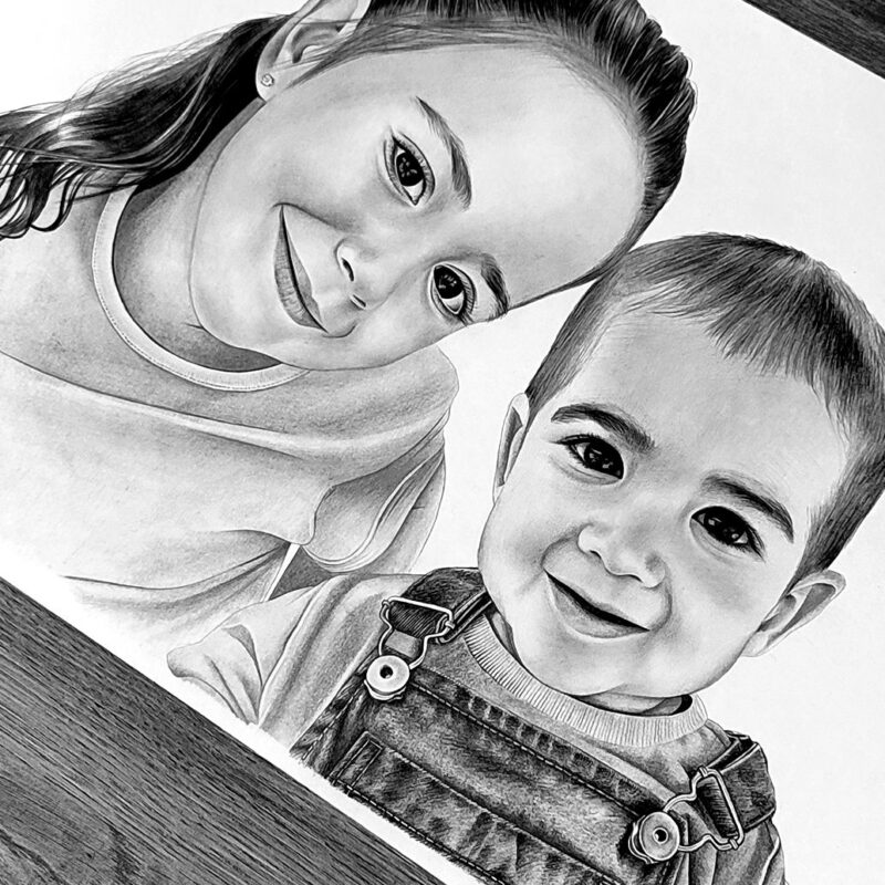 <strong>Retrato infantil,</strong> 2025.